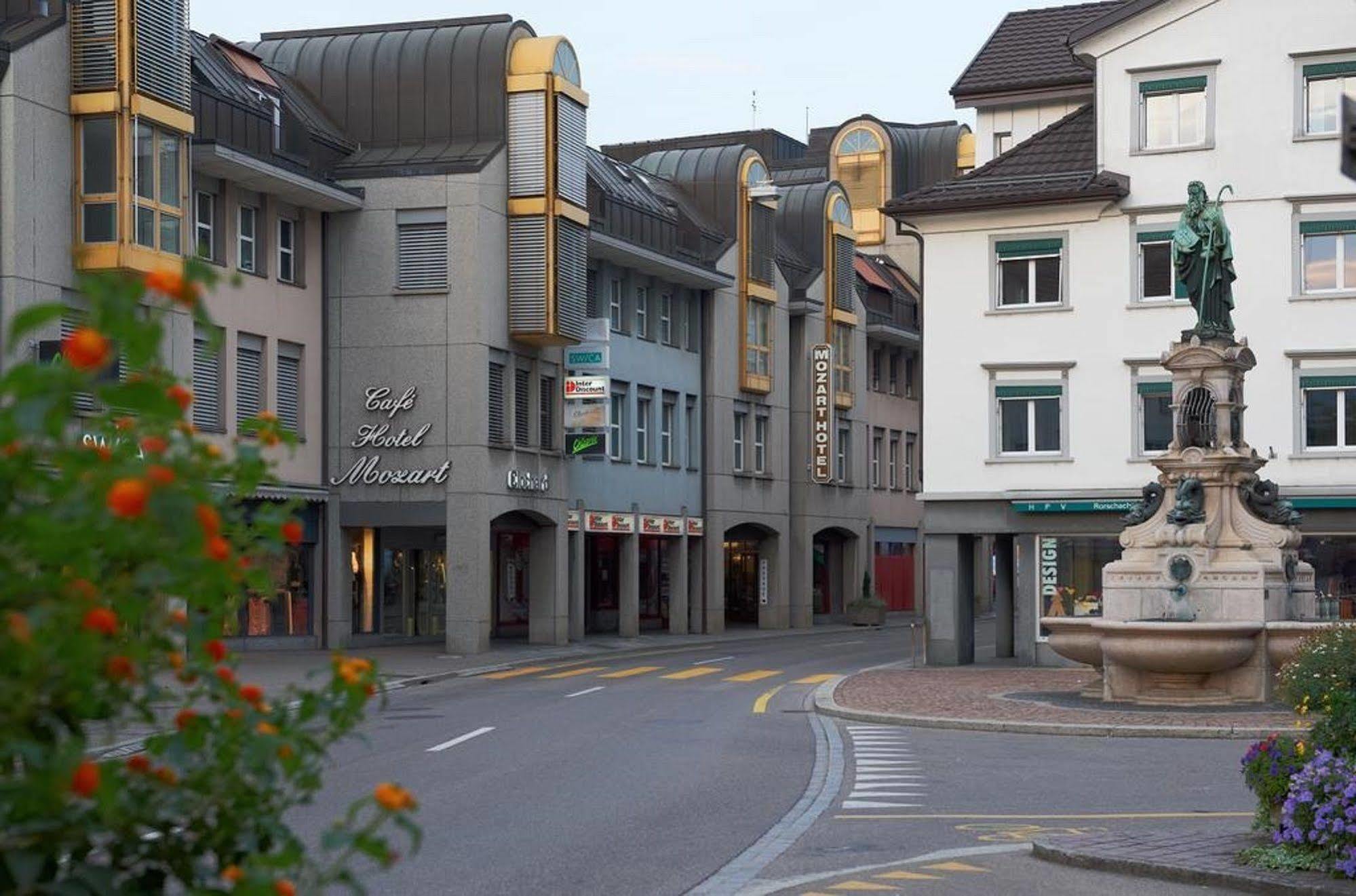 Hotel Mozart Rorschach Exteriör bild